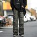 Men's Style Multi Pocket Cargo Pants Loose Straight Leg Casual Hip Hop Retro Design Autumn Trendy Bottoms_viptrois.com