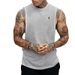 Men's Plus Size Sleeveless Vest Summer Loose Fitting Gym Fitness Bodybuilding American Style Musical Note Print Top_viptrois.com