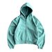 Unisex Hooded Zip-Up Sweatshirt - Oversized Pullover With Stylish Print, Casual Streetwear For Men & Women (Available In S-XXL, Multiple Colors)_viptrois.com
