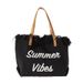 Women's Shoulder Bags Large-capacity Bags, Canvas Bags, Embroidered Letter Tote Bags, Handbags, Women's Bags, Woven Beach Bags_viptrois.com