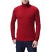 Loom Cross-Border Autumn Winter Solid Color High Collar Base Shirt Middle-Aged Foreign Trade Wholesale Knitted Sweater_viptrois.com