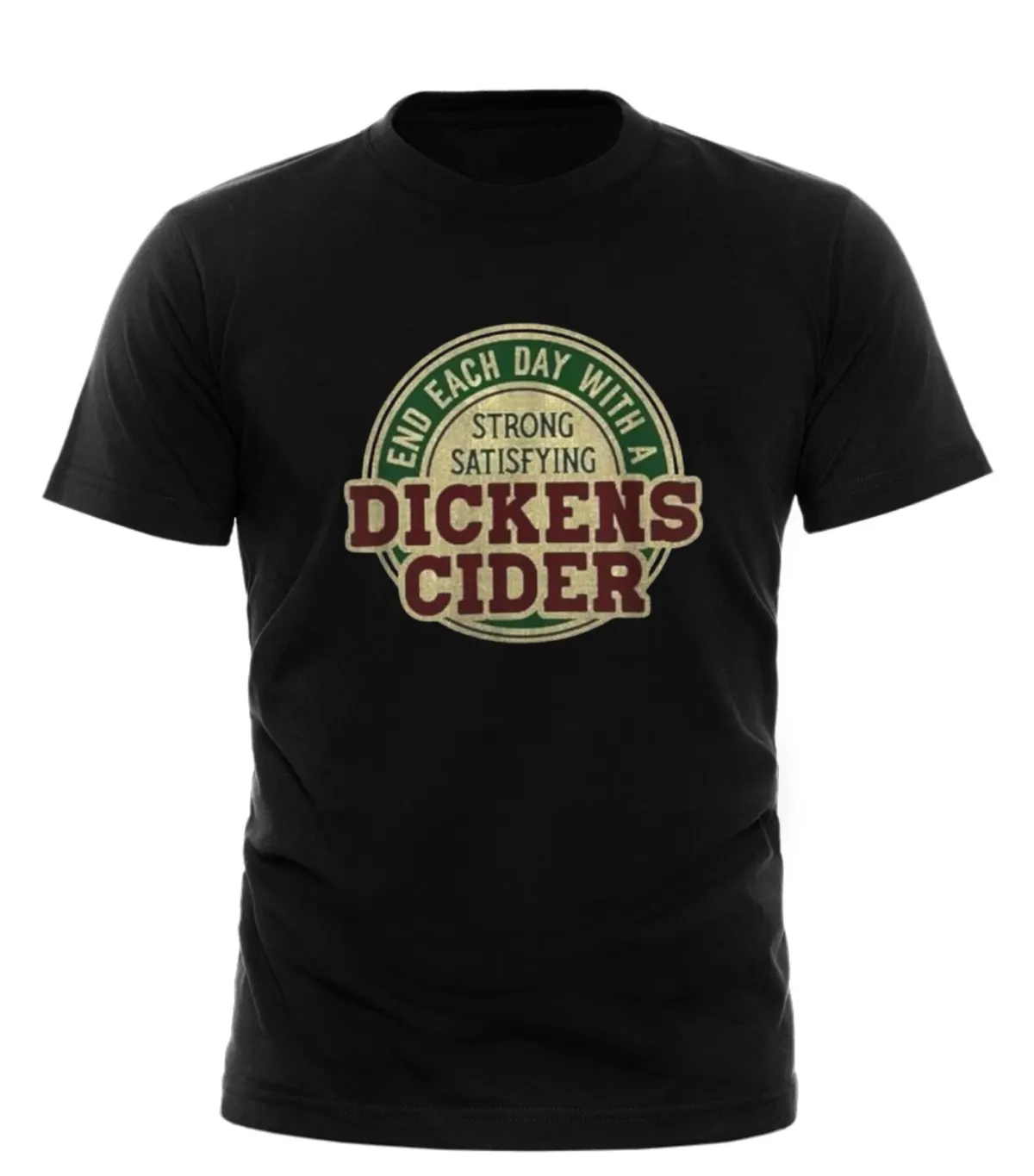 Dickens Cider T-Shirt Mens Womens Tees Top | Funny Drinking Pun | Humor Gag Gift | S-4XL Unisex Adult_viptrois.com