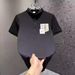 Men's Clothing High End Short Sleeved T Shirt Men's Polo Shirt 2025 New Chinese Style National Trend Printing Lapel Breathable Fashion Men's_viptrois.com