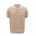 Men's Clothing Shirt Men New Summer Breathable Versatile Casual Short Sleeved Knitted Top_viptrois.com
