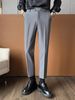 Men's Business Casual Dress Pants New Style Cropped Length Versatile And Drapy_viptrois.com