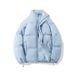 Men's Oversized Quilted Jacket – Winter-Ready Polyester Fill, Stand Collar, 11 Colors (Black/Camel/Charcoal)_viptrois.com