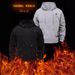 Men's Clothing Winter Hooded Heating Sweatshirt Heating Clothes Men USB Heating Sweatshirt Warm Outdoor Leisure Clothing Electric Heating_viptrois.com