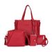 Women's Bags Mother And Child Bag Four Piece Set New Bucket Tassel Shoulder Bag Handbag Women's Bag Large Bag Messenger Bag_viptrois.com