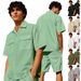 Men's Clothing Summer Thin Men's Loose Casual Light Luxury Workwear Short Sleeved Shirt Shorts Suit Men_viptrois.com