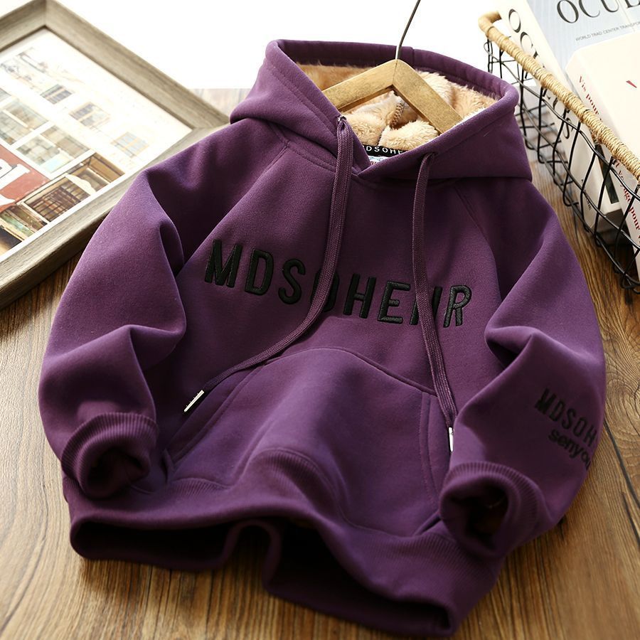 kids'clothing Cuhk children casual hoodie and fleece trendy fried street version hoodie trend_viptrois.com