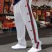 Men's Casual Button-Fly Plaid Pants - Straight Fit Outdoor Trousers With Comfortable Fabric & Stylish Design_viptrois.com
