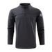 Men's & Women's Thermal Long Sleeve T-Shirt – Fleece-Lined Winter Base Layer, Stretchable & Breathable For Workwear & Activewear_viptrois.com