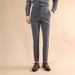 Men's Slim Fit Dress Pants For Business Casual - Wrinkle-Free & Stretchable Polyester Blend Trousers With Comfortable Tailored Fit_viptrois.com