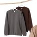 Unisex Heavyweight 350gsm Crewneck Sweatshirt - Minimalist Basic Pullover For Men & Women (9 Colors, S-2xl)_viptrois.com