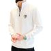 Pure Pure Spring And New Men's Autumn Stand Collar Zipper Brand Sweatshirt Goods European Long Sleeve Casual Slim Fit Trendy Top_viptrois.com