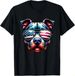 T-shirt Patriotic American Pitbull Terrier Face America_viptrois.com