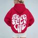 Unisex Gothic Streetwear Hoodie - Oversized Y2K Zip-Up Sweatshirt With Print, Fleece Lined, Casual Pullover For Men & Women_viptrois.com