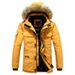 2019 New Business Men's Jacket Plus Size Youth Winter Cotton Coat With Fur Collar And Hood_viptrois.com