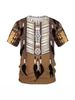 Men's Clothing Printing Casual Loose Short Sleeved T Shirt_viptrois.com