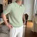 American Heavy Sweater Men's Autumn And Winter New Autumn And Winter Sports Lapel Trendy Polo Shirt Long-sleeved Clothes Trendy_viptrois.com
