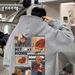 Pulse Fleece-Lined Thickened Hooded Couple Sweatshirt Men's Loose Trendy Versatile BF Ins Autumn Winter Hong Kong Style Jacket_viptrois.com