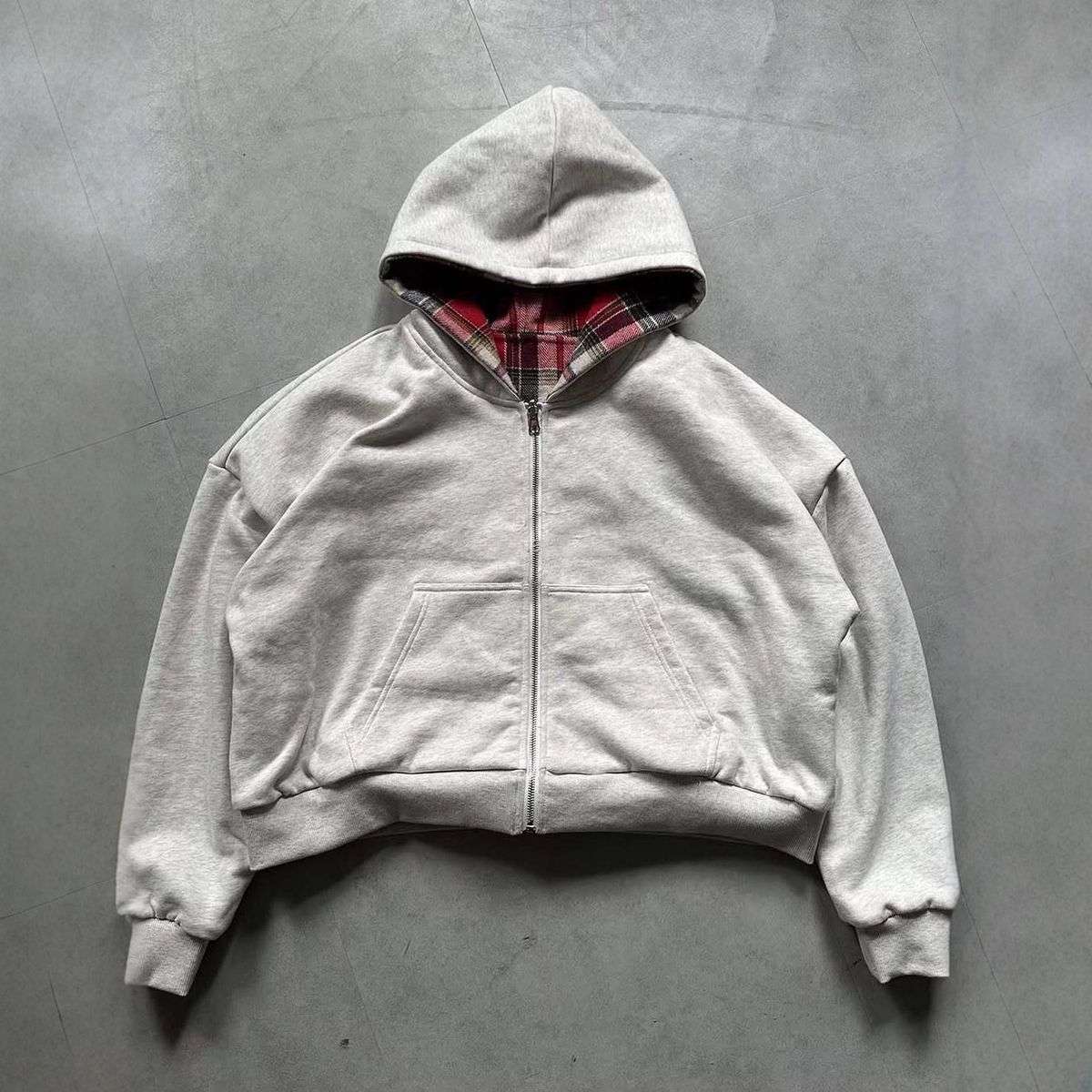 Unisex Y2k Style Zip-Up Hoodie With Double-Sided Design, Streetwear Pullover, Oversized Fit, Lightweight Polyester, S-Xl_viptrois.com