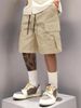 Men's Clothing Casual Multi Pocket Workwear Shorts Trendy Loose Versatile Shorts_viptrois.com