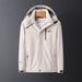 Autumn And Winter Waterproof Jacket Men's Outdoor Velvet Thermal Jacket Large Size Jacket Mountaineering Suit_viptrois.com
