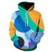Loom Loom Casual Couple Hooded Sweatshirt Cross-Border European And American Plus Size Men's 3D Swirl Print Pullover Long Sleeve_viptrois.com