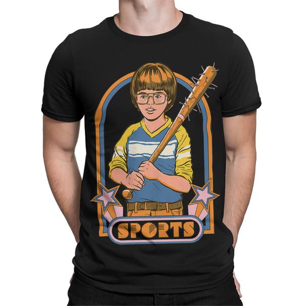Extreme Sports 80s Adventure-Them<wbr/>ed T-Shirt Mens Womens Tees Top For Thrill Seekers #SR#T433_viptrois.com