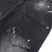 Light Ripped Patchwork Jeans For Men, European And American Style, Stretchy Slim-fit, High-end Vintage Washed_viptrois.com
