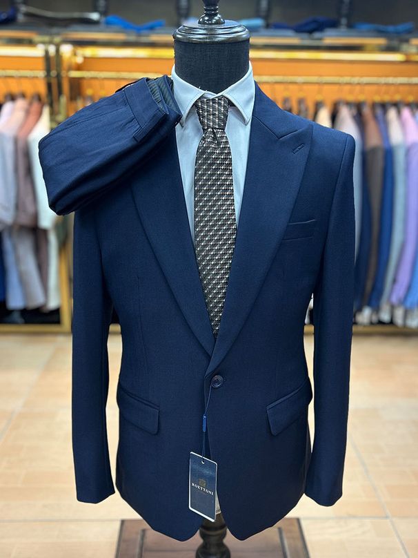 Men's Clothing High End Quality Two Piece Suits Single Button Atmospheric Wide Collar Business Casual Clothing_viptrois.com