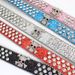 Buckle three-piece rhinestone inlaid belt women's all-match decorative skull personality rhinestone sequins with pants belt_viptrois.com