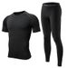 Men's clothing Sports fitness wear men's elastic short sleeve tights base training yoga_viptrois.com