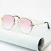 VOOTHOST Classic Brand Designer Pilot Sunglasses Women Men Vintage Driving Small Bee Mirror Sun Glasses For Female With Leather Glasses Case F0118_viptrois.com