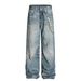 Men's Clothing And Women's High End Retro Digital Printing Chain Design Men's Loose Jeans_viptrois.com