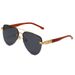 DOUBLE HUNT - Retro Leopard Sunglasses (Dual-Bridge Design, Fashion-Forward Shades, Hot Seller)_viptrois.com