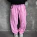 Europe, America 2026 Autumn And Winter New Retro Straight Tube Old Pocket Loose Casual Sweatpants Men_viptrois.com