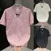 Men's Summer New Trend Solid Color Casual Thin Versatile Breathable Simple Round Neck Short Sleeve T-Shirt_viptrois.com