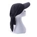Women's Fashion Headscarf Hat – Multi-Color Pleated Bow Design With Adjustable Strap & Brim_viptrois.com