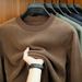 Pure Thickened Double-Sided Long Sleeve Sweatshirt For Men, Autumn And Winter Round Neck Casual Versatile Polar Fleece Warm_viptrois.com