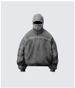 Unisex Zip-Up Hoodie With Full-Face Zipper & Eye Cutouts - Trendy Streetwear Pullover For Men & Women (Black/Gray, S-XXXL)_viptrois.com