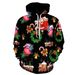 Pure 2025 Autumn Winter European And American Cross-Border Christmas Clothing 3D Digital Print Hooded Sweatshirt Pullover_viptrois.com