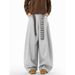 Heavy Splicing Drape Sweatpants Men's Winter Tide Brand Versatile Thickened Mopping Pants American Ruffian Handsome Sports Scimitar Trousers_viptrois.com