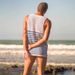 Men's Clothing Men's Knitted Sleeveless Vest Casual Vacation Striped Contrast Color Men's Tops Summer_viptrois.com