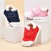 Baby Shoes children winter plus velvet thickened baby shoes soft sole toddler boys and girls baby shoes_viptrois.com