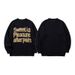 Vintage Letter Jacquard Sweater – Retro Unisex Pullover For Men & Women (Black, S/M/L/XL_viptrois.com