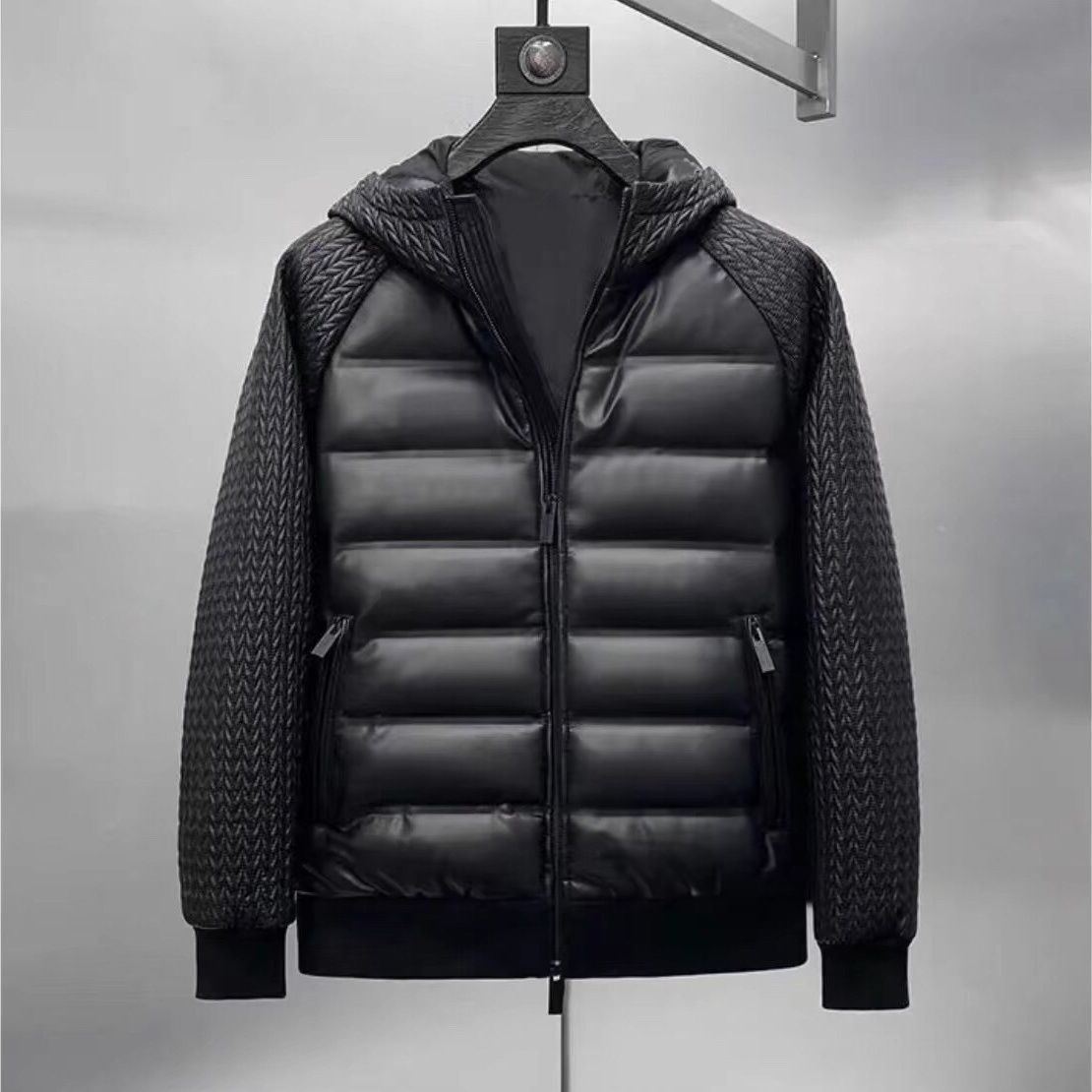 Nordmann Japanese Winter Bomber Baseball Down Jacket Military Style Casual Warm Men's Coat Trendy 445765_viptrois.com