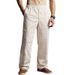 Men's New Casual Pants Thin Section Loose Digital Printing Business Simple Casual Pants_viptrois.com