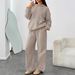 2026 European American Cross-Border Men's Women's Spring And Autumn Casual Hooded Sweatshirt Oversized Wide-Leg Pants_viptrois.com